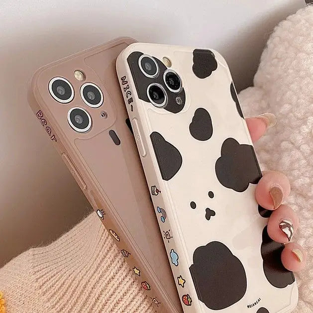 Silicone Face Print Phone Case - iPhone 7 Plus / iPhone 8 Plus / iPhone X / iPhone XS / iPhone XR / iPhone X Max /iPhone11 / iPhone11 Pro Max / iPhone12 Pro Max / iPhone12 Pro / iPhone12 / iPhone13 Pro Max / iPhone13 Pro / iPhone13-3