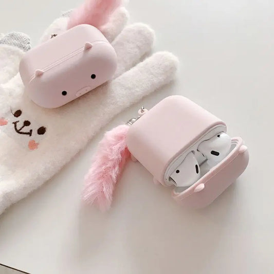 Silicone Pig AirPods / AirPods Pro Earphone Case Skin B277 -