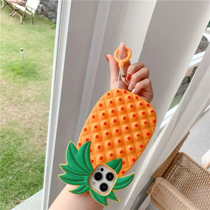 Silicone Pineapple Phone Case - Iphone 7 / 7 Plus / 8 / 8 Plus / X / Xs / Xs Max / Xr / 11 / 11 Pro / 11 Pro Max / 12 / 12 Pro / 12 Pro Max-8