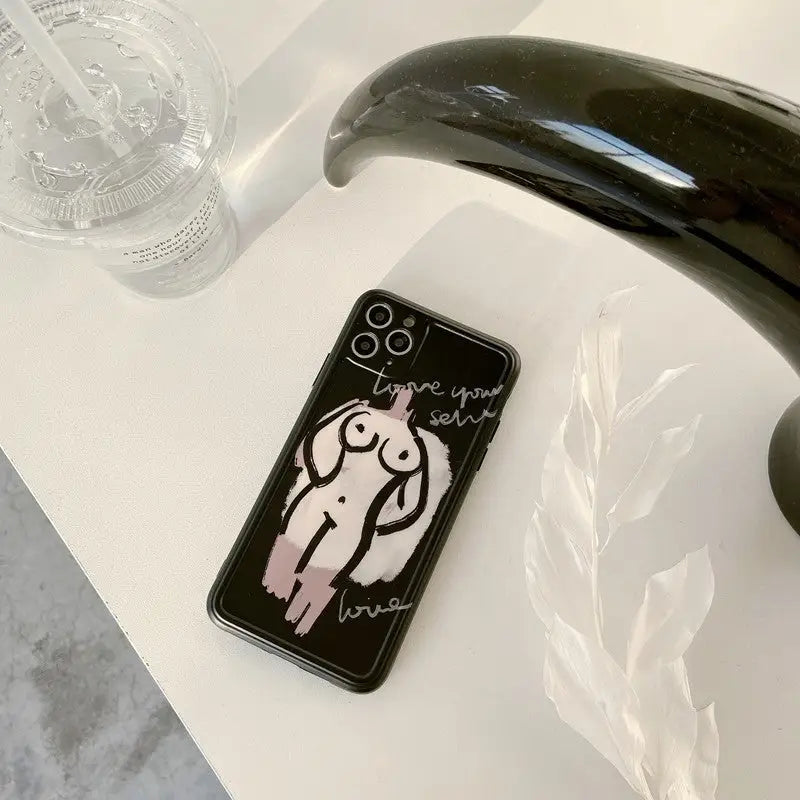 Simple Body Srawing iPhone Case BP181 - iphone case