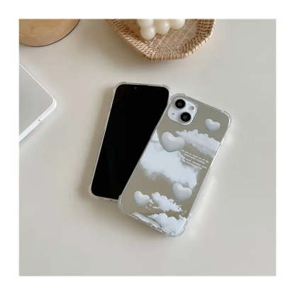 Sky Cloud Mirrored Phone Case Yt400 - Mobile Cases & 