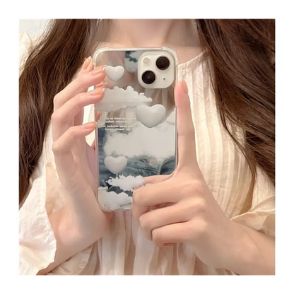 Sky Cloud Mirrored Phone Case Yt400 - Mobile Cases & 