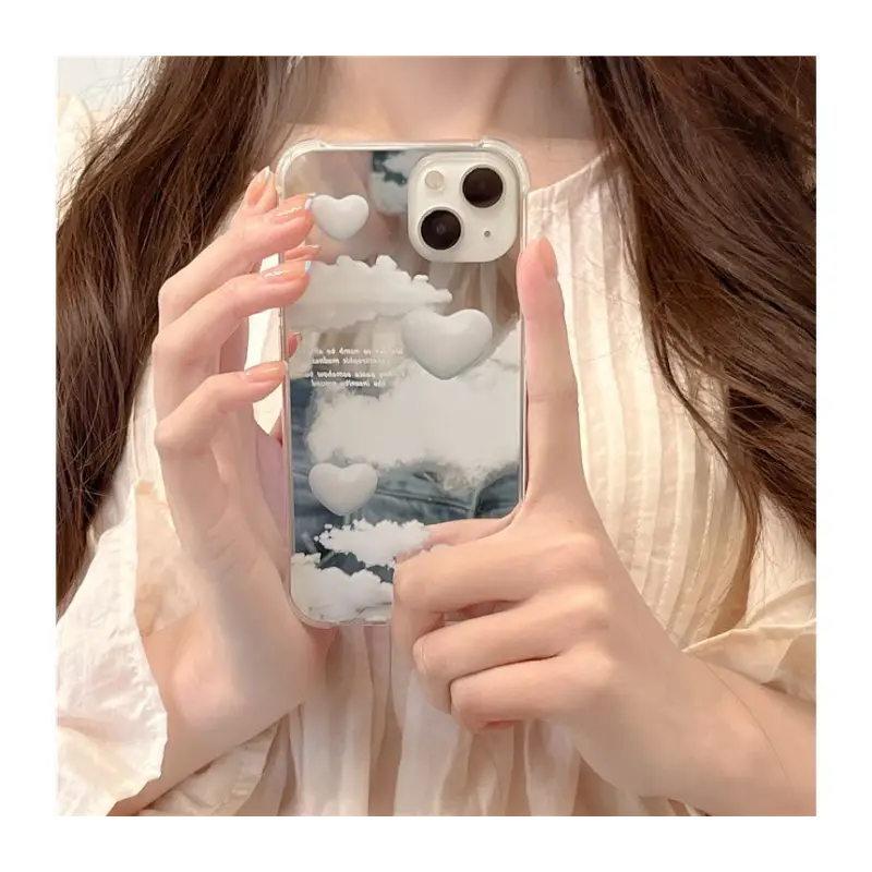 Sky Cloud Mirrored Phone Case Yt400 - Mobile Cases & 