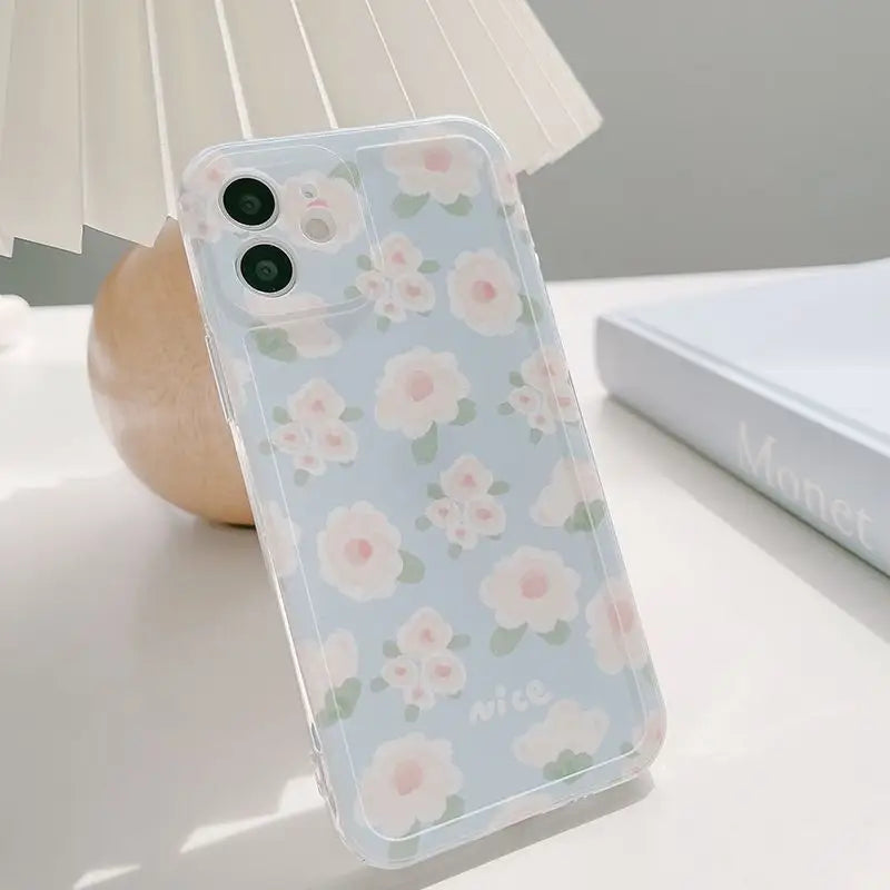 Small Flower Phone Case - Iphone 7 / 8 / Se, 7 Plus / 8 Plus, X / Xs, Xs Max, Xr, 11, 11 Pro, 11 Pro Max, 12 Mini, 12, 12 Pro, 12 Pro Max-6