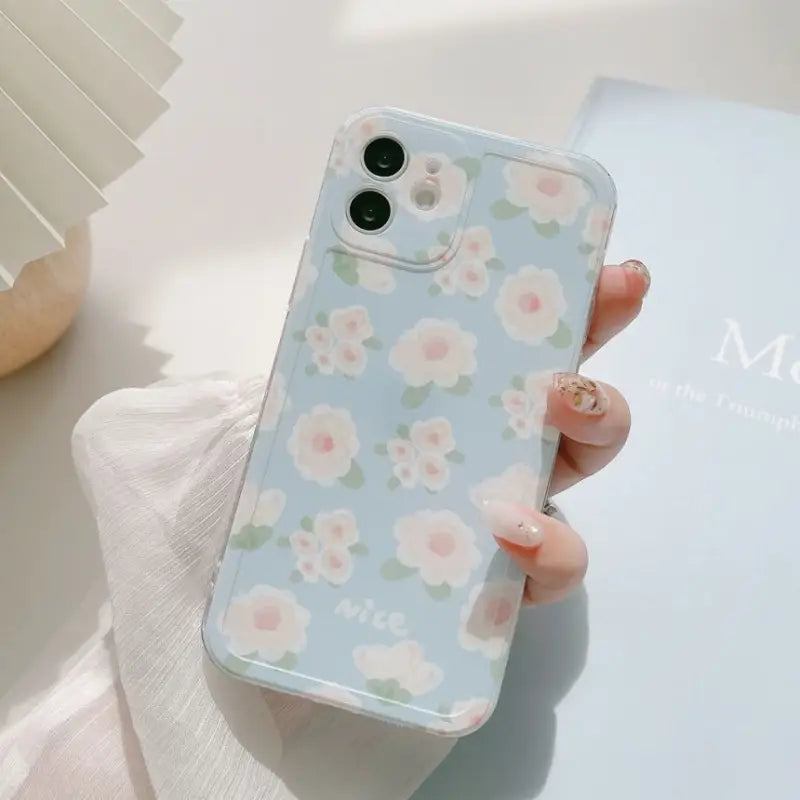 Small Flower Phone Case - Iphone 7 / 8 / Se, 7 Plus / 8 Plus, X / Xs, Xs Max, Xr, 11, 11 Pro, 11 Pro Max, 12 Mini, 12, 12 Pro, 12 Pro Max-11