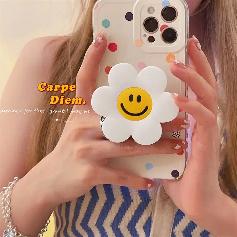 Smiley Flower Holder iPhone Case BP275 - iphone case