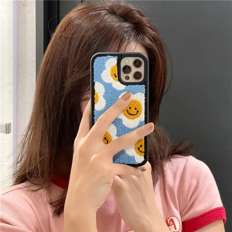 Smiley Flower Phone Case - iPhone 13 Pro Max / 13 Pro / 13 /