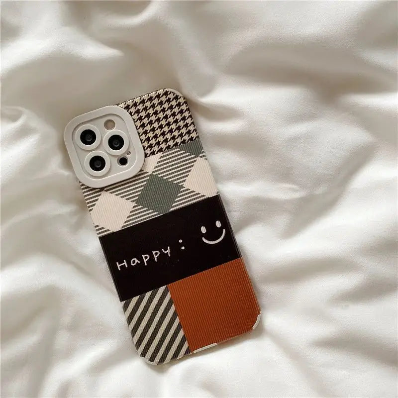 Smiley Patterned Phone Case - iPhone 13 Pro Max / 13 Pro / 