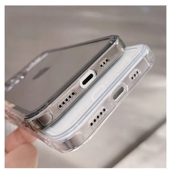 Smiley Print Transparent Phone Case - iPhone 12 Pro Max / 12 Pro / 12 / 12 mini / 11 Pro Max / 11 Pro / 11 / SE / XS Max / XS / XR / X / SE 2 / 8 / 8 Plus / 7 / 7 Plus-9