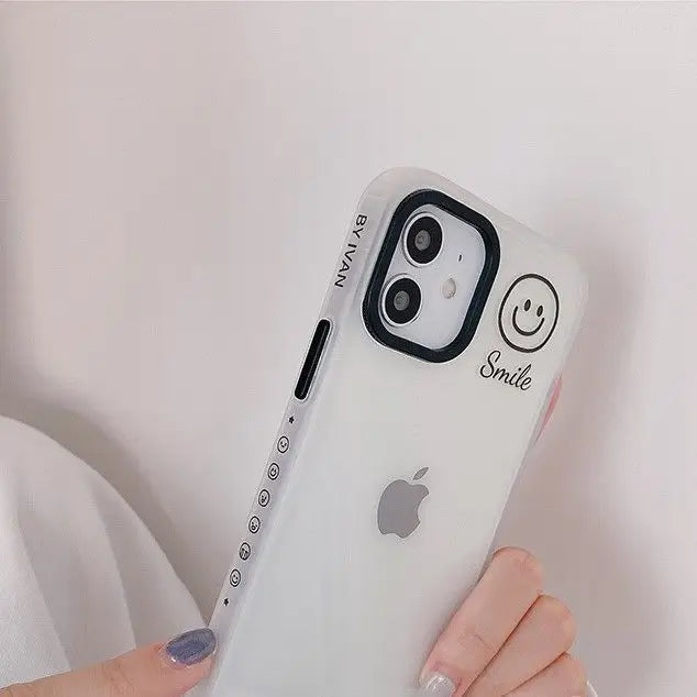 Smiley Transparent Phone Case - iPhone 12 Pro Max / 12 Pro /