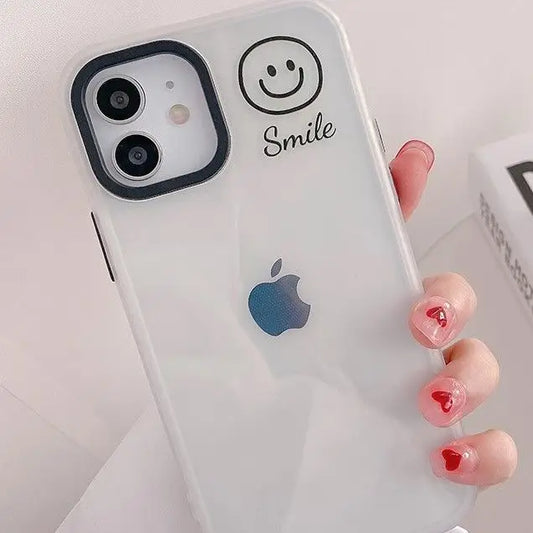 Smiley Transparent Phone Case - iPhone 12 Pro Max / 12 Pro /