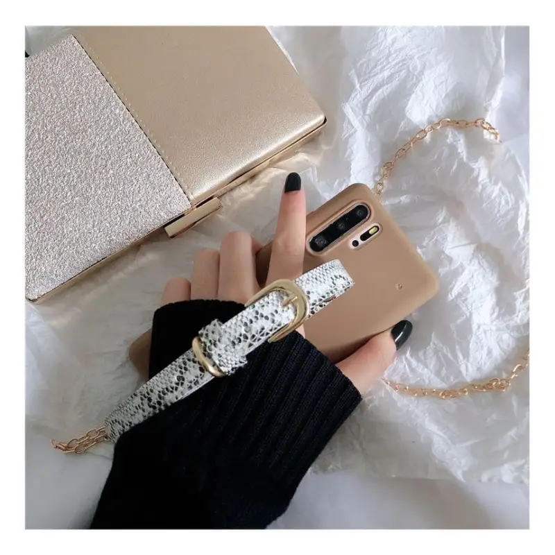 Snake Print Hand Strap Phone Case - Samsung-10