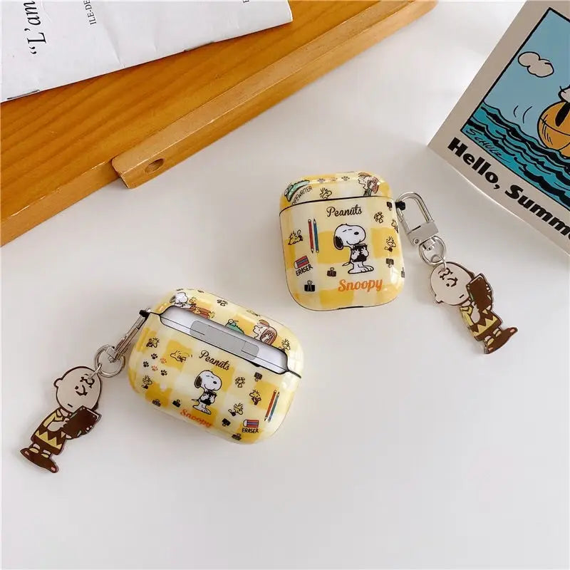 Snoopy Cute Printed Airpods Case BI006 - airpod case