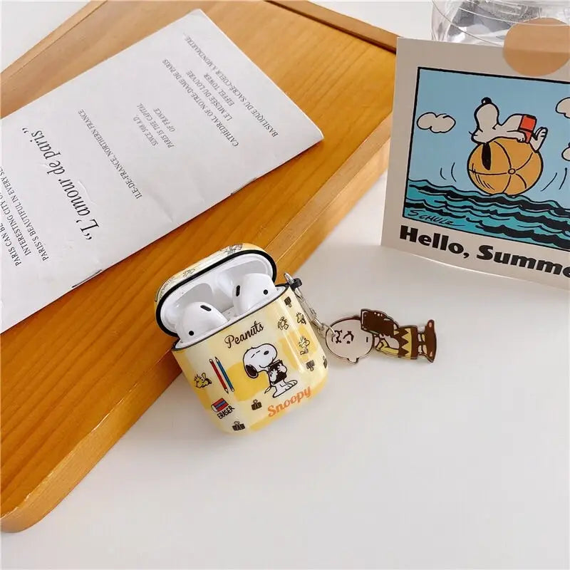 Snoopy Cute Printed Airpods Case BI006 - airpod case