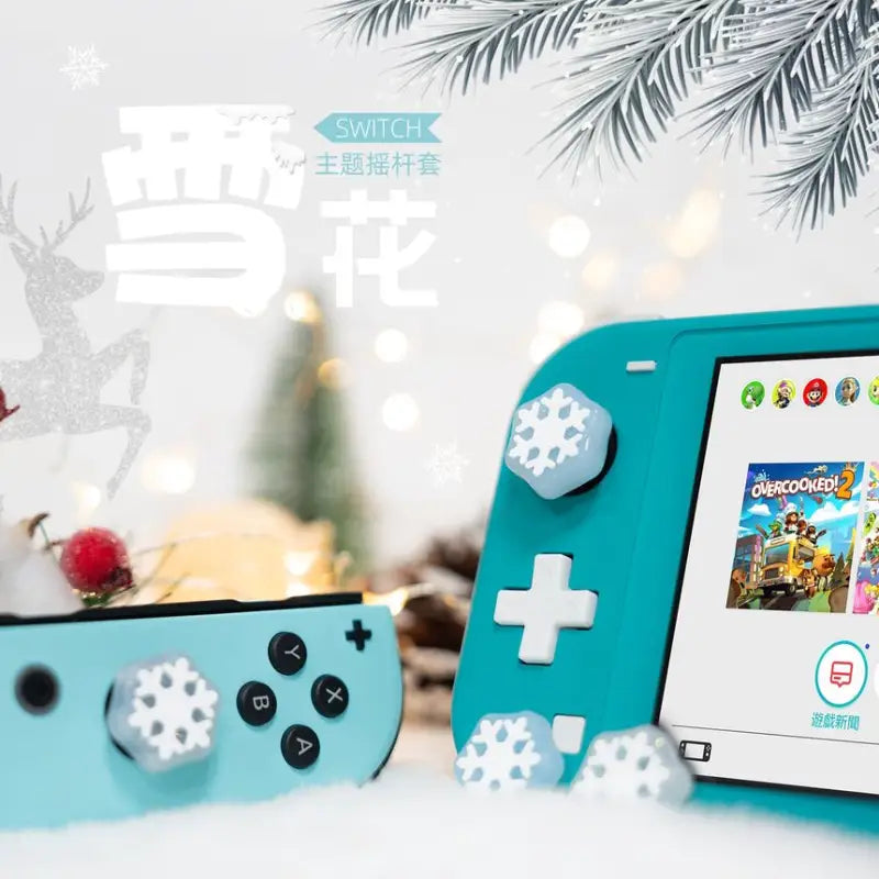 Snowflake Nintendo Switch Joystick Grip Cap-1