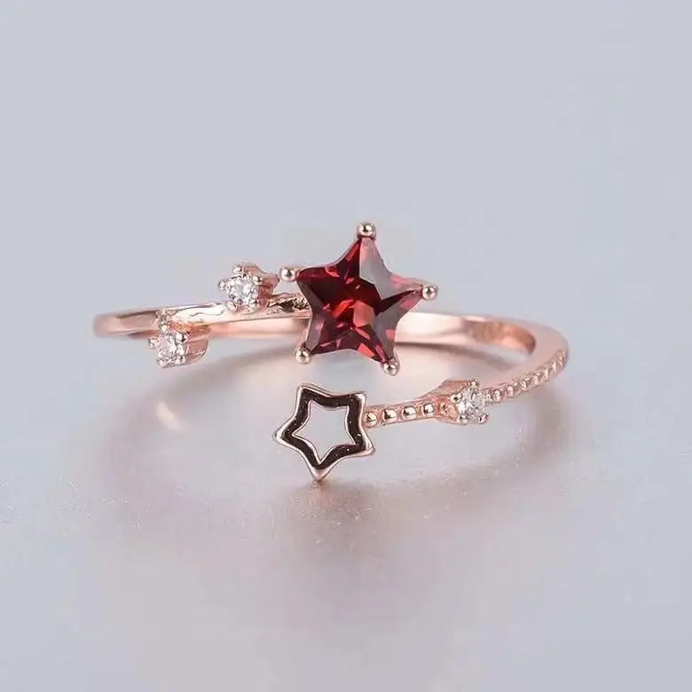 Star Crossed Ring LIN24 - Rose Gold