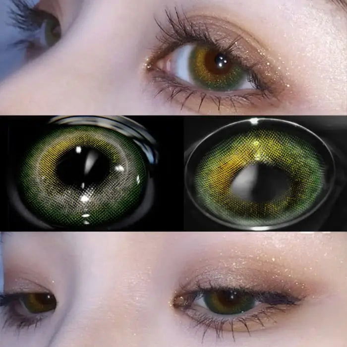 Starry Green Color Contact Lenses BE729