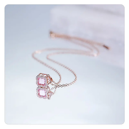 Strawberry Creme Necklace LIN48 - Pink