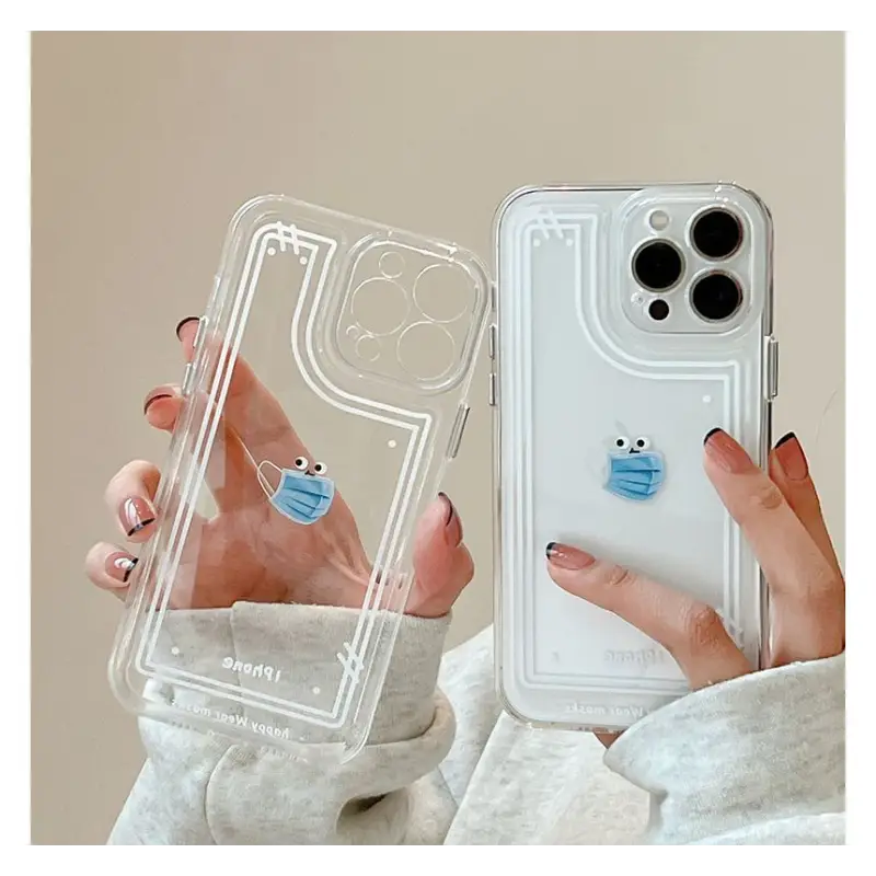 Surgical Mask Transparent Phone Case - iPhone 7 Plus / 8 