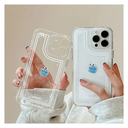 Surgical Mask Transparent Phone Case - iPhone 7 Plus / 8 