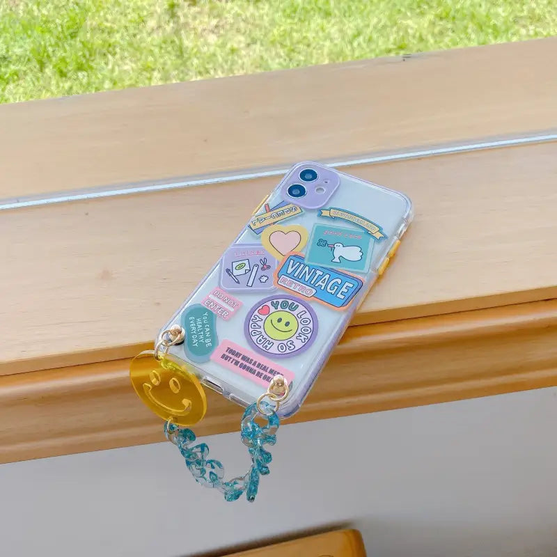 Sweet Heart With Smile Face Pendant iPhone Case BP240 - 