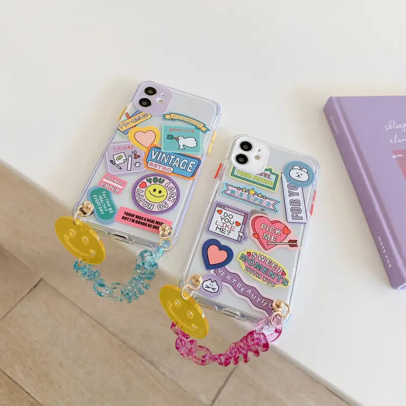 Sweet Heart With Smile Face Pendant iPhone Case BP240 - 