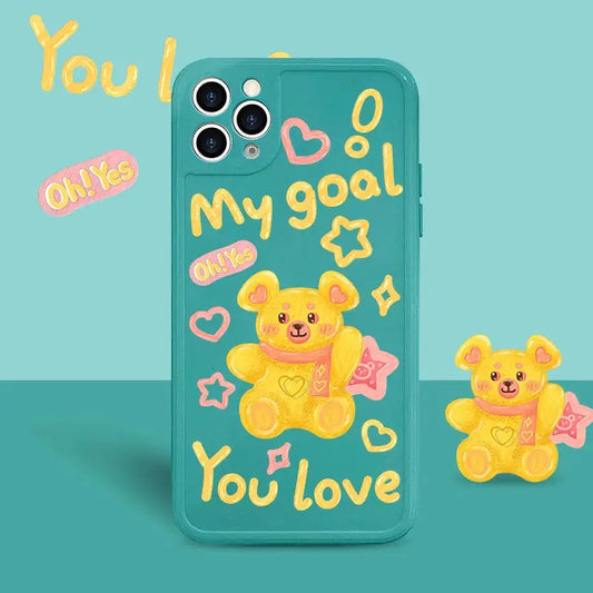 Sweet Hearts Bear iPhone Case BP148 - iphone case