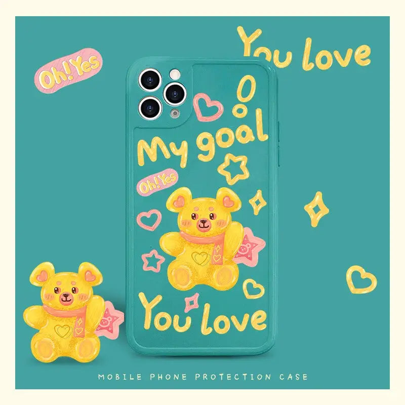 Sweet Hearts Bear iPhone Case BP148 - iphone case