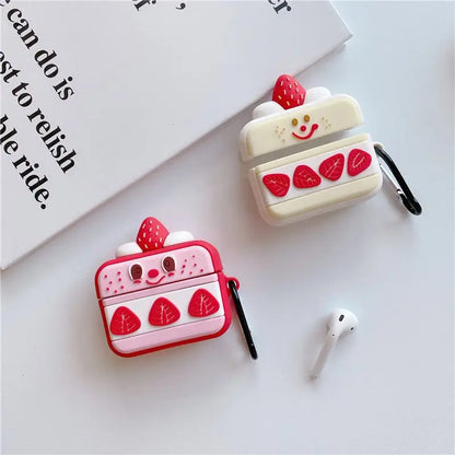 Sweetie Strawberry Cake Airpods Case W013 - airpod case