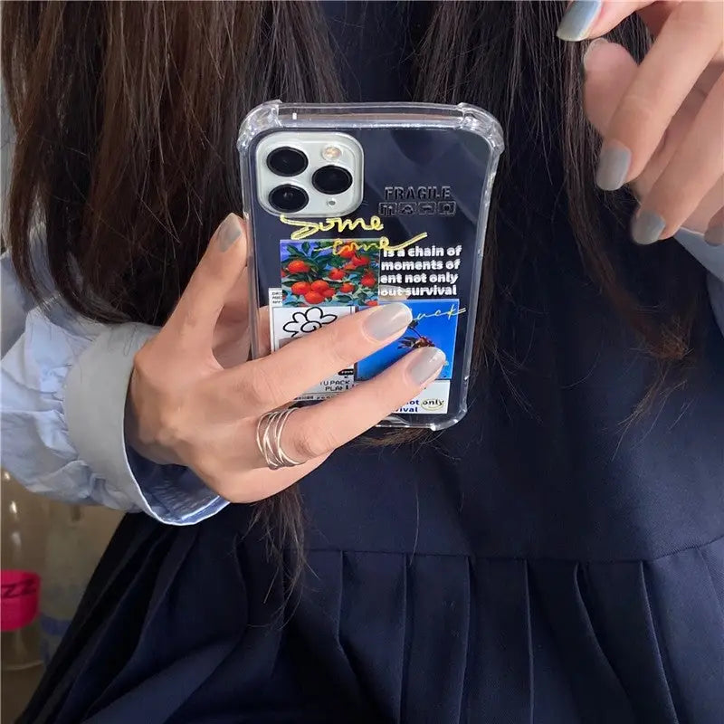 Tangerine Mirror iPhone Case BP238 - iphone case
