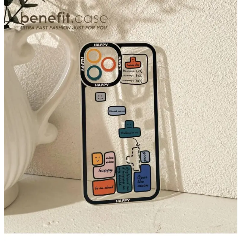 Tetris Transparent Phone Case - Iphone 13 Pro Max / 13 Pro /