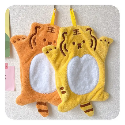 Tiger Coral Fleece Hand Towel / Set Cg188 - Bathroom 