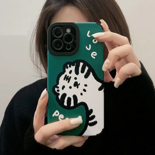 Tiger Phone Case - iPhone 13 Pro Max / 13 Pro / 13 / 13 mini / 12 Pro Max / 12 Pro / 12 / 12 mini / 11 Pro Max / 11 Pro / 11 / SE / XS Max / XS / XR / X / SE 2 / 8 / 8 Plus / 7 / 7 Plus-1