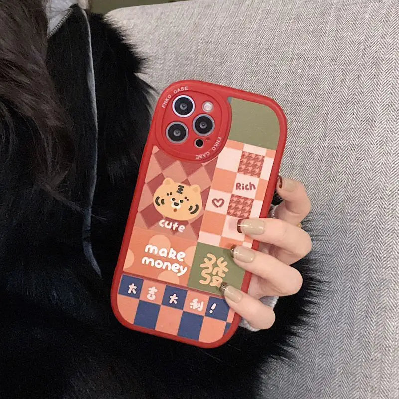 Tiger Phone Case - iPhone 7 Plus / 8 Plus / X / XR / XS / XS Max / 11 / 11 Pro / 11 Pro Max / 12 / 12 Pro / 12 Pro Max / 13 / 13 Pro / 13 Pro Max-8