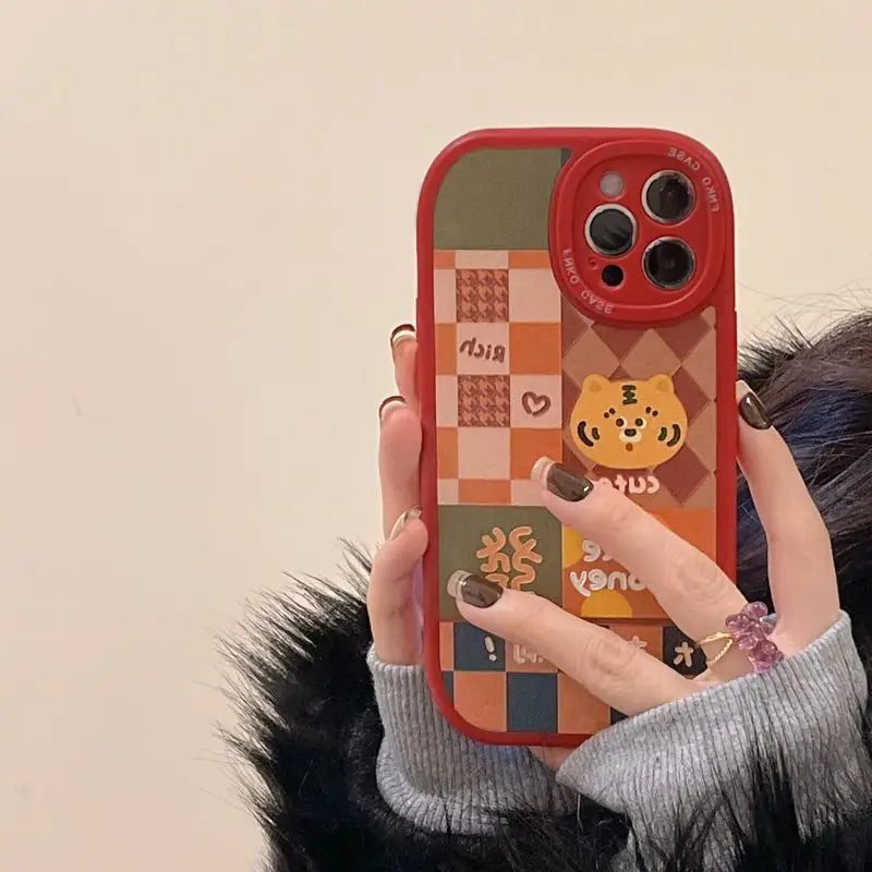 Tiger Phone Case - iPhone 7 Plus / 8 Plus / X / XR / XS / XS Max / 11 / 11 Pro / 11 Pro Max / 12 / 12 Pro / 12 Pro Max / 13 / 13 Pro / 13 Pro Max-3
