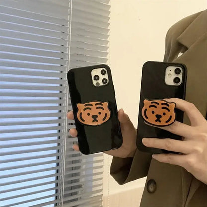 Tiger Stand Phone Case - iPhone 13 Pro Max / 13 Pro / 13 / 12 Pro Max / 12 Pro / 12 / 11 Pro Max / 11 Pro / 11 / XS Max / XR / XS / X / 8 Plus / 7 Plus-8