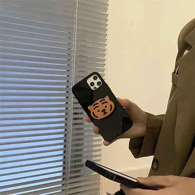 Tiger Stand Phone Case - iPhone 13 Pro Max / 13 Pro / 13 / 12 Pro Max / 12 Pro / 12 / 11 Pro Max / 11 Pro / 11 / XS Max / XR / XS / X / 8 Plus / 7 Plus-10