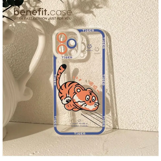 Tiger Transparent Phone Case - Iphone 13 Pro Max / 13 Pro / 