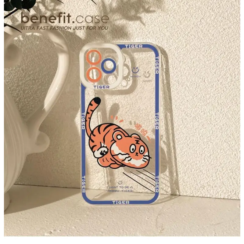 Tiger Transparent Phone Case - Iphone 13 Pro Max / 13 Pro / 