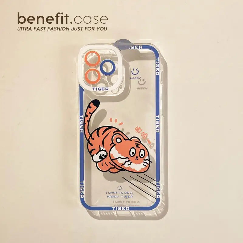 Tiger Transparent Phone Case - Iphone 13 Pro Max / 13 Pro / 
