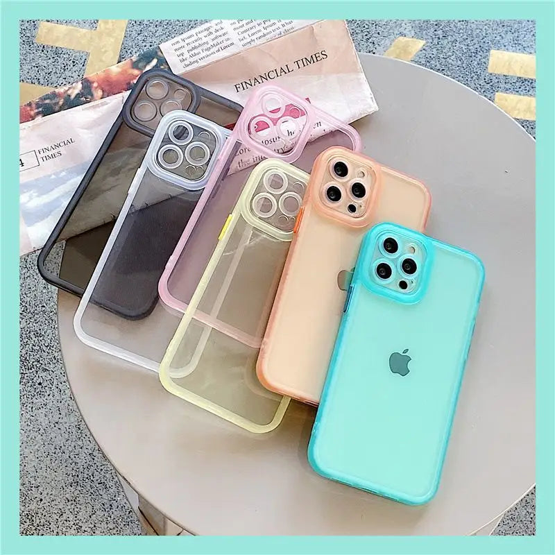 Translucent Phone Case - iPhone 12 Pro Max / 12 Pro / 12 / 11 Pro Max / 11 Pro / 11 / XS Max / XS / XR / X / 8 Plus / 7 Plus-2