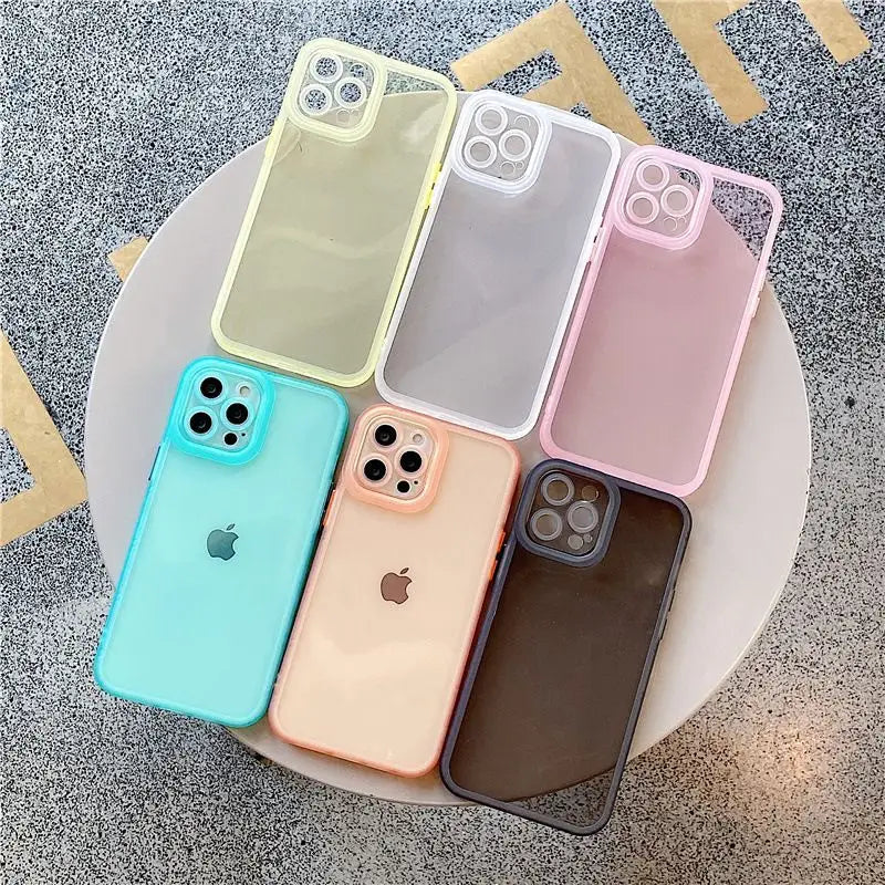 Translucent Phone Case - iPhone 12 Pro Max / 12 Pro / 12 / 11 Pro Max / 11 Pro / 11 / XS Max / XS / XR / X / 8 Plus / 7 Plus-16