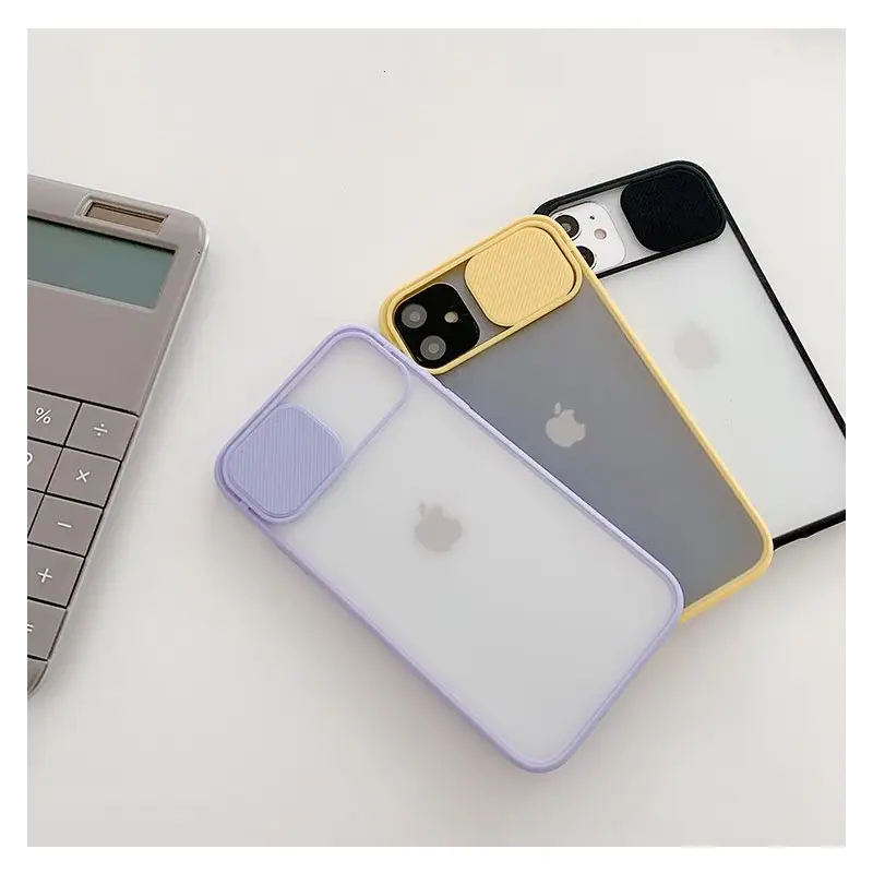 Translucent Phone Case with Lens Cover - iPhone 13 Pro Max /