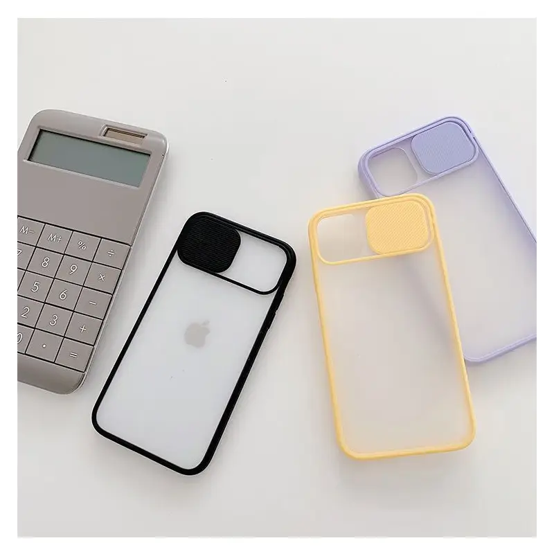 Translucent Phone Case with Lens Cover - iPhone 13 Pro Max /