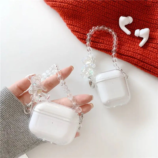 Transparent Airpods Protection Cover B300 - As Shown As 