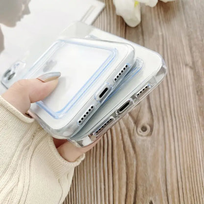 Transparent Card Holder Phone Case - iPhone 13 Pro Max / 13 