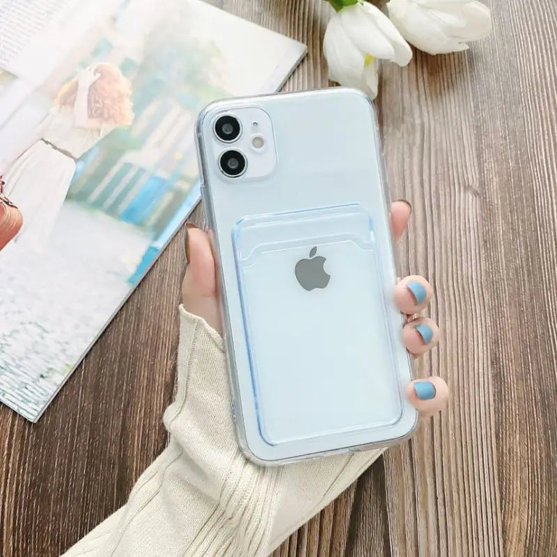 Transparent Card Holder Phone Case - iPhone 13 Pro Max / 13 