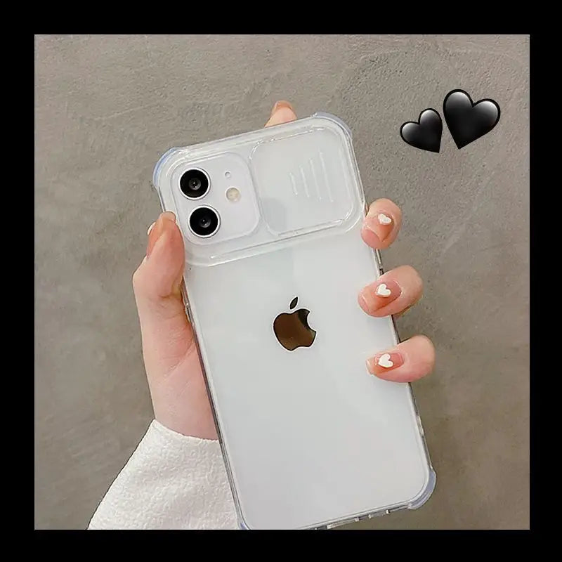 Transparent Lens Cover Phone Case - iPhone 12 Pro Max / 12 