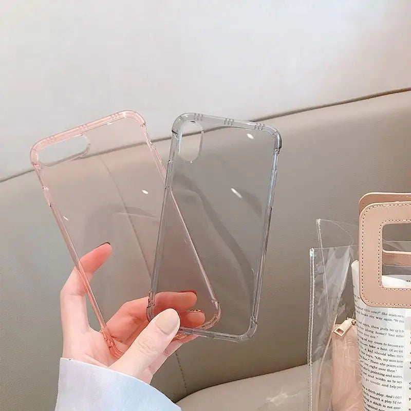 Transparent Mobile Case - iPhone X / 8 / 8 Plus / 7 / 7 Plus