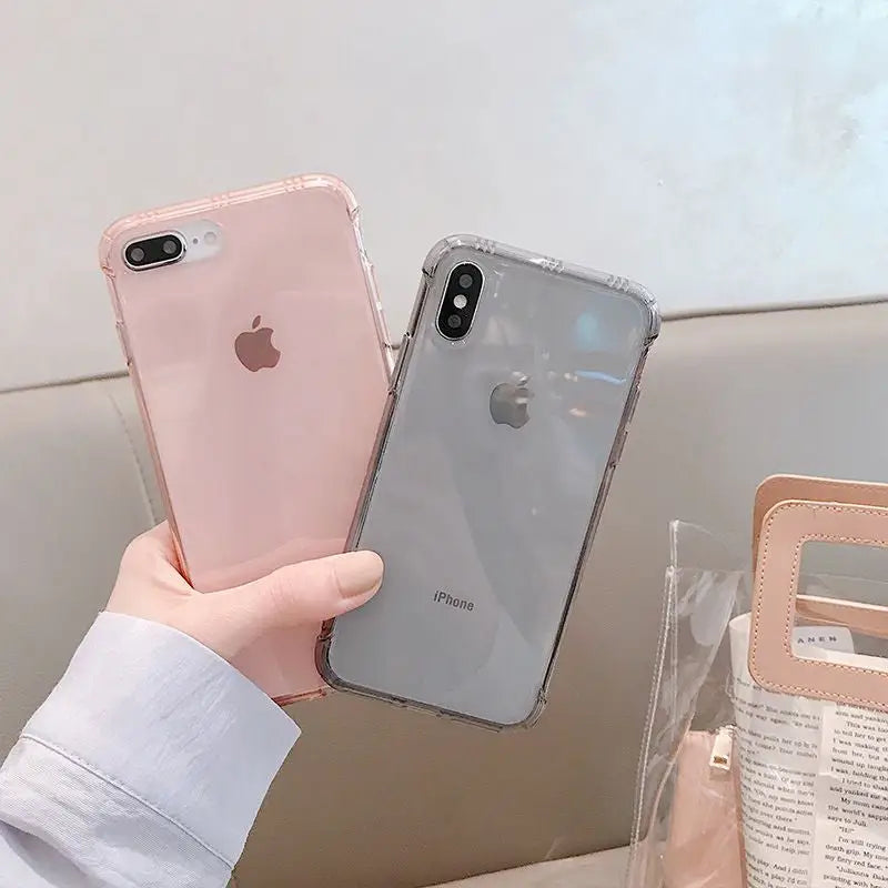 Transparent Mobile Case - iPhone X / 8 / 8 Plus / 7 / 7 Plus